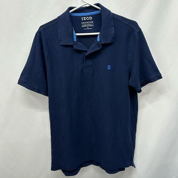 IZOD Men's Regular Fit Advantage Performance Short Sleeve Solid Polo sz M - Picture 1 of 3